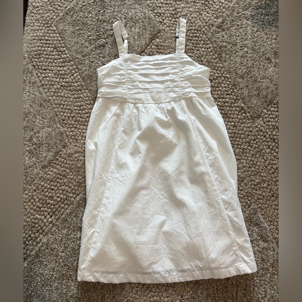 Abercrombie Kids White Smocked Dress